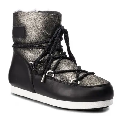 Dámské nízké zimní boty MOON BOOT Far Side Low SH Stardust black platinum