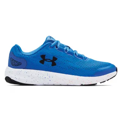 Juniorská sportovní obuv (tréninková) UNDER ARMOUR UA GS Charged Pursuit 2 blue circuit white wh