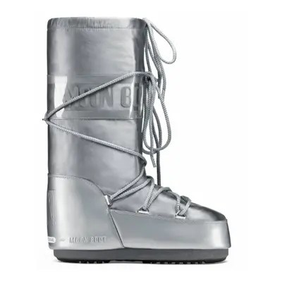 Dámské vysoké zimní boty MOON BOOT ICON GLANCE, 002 silver