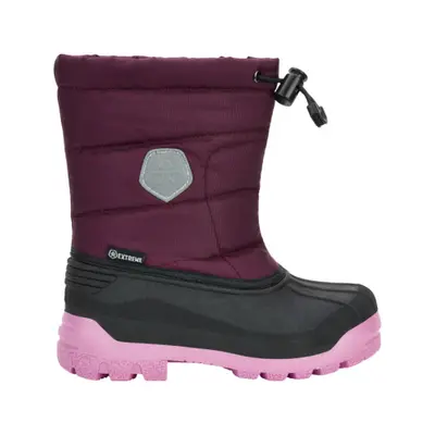 Dětské vysoké zimní boty COLOR KIDS Boots melange WP potent purple