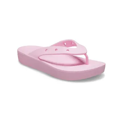 Dámské žabky (plážová obuv) CROCS Classic Platform Flip W flamingo