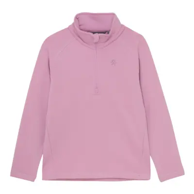 Dívčí lyžařská flísová mikina COLOR KIDS Fleece Pulli - Stretch-5214-Lilac chiffon