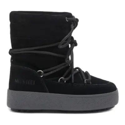 Dívčí kotníkové zimní boty MOON BOOT JTRACK SUEDE, 003 black