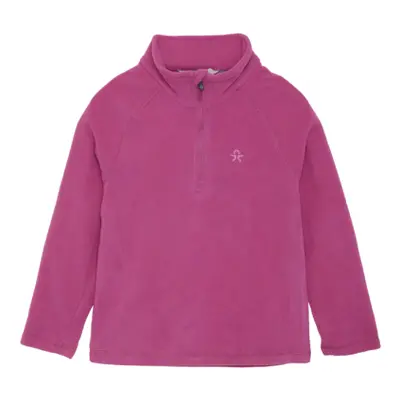 Dívčí lyžařská flísová mikina COLOR KIDS Fleece Pulli, festival fuchsia