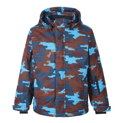 Chlapecká lyžařská bunda COLOR KIDS Ski jacket AOP, AF 10.000, blue