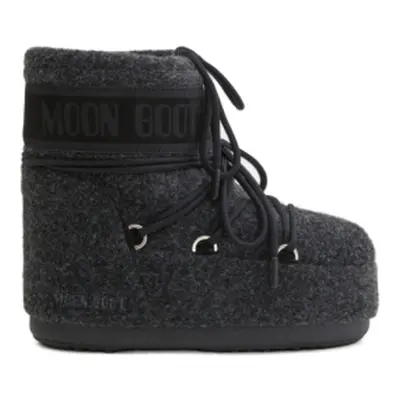 Kotníkové zimní boty MOON BOOT RESORT COL. MB ICON LOW FELT-N003 BLACK MELANGE