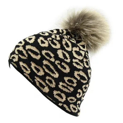 Dámská zimní čepice BLIZZARD Leopard CAP black W