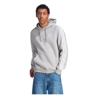 Pánská zateplená mikina s kapucí ADIDAS ORIGINALS 3-stripes hoody-Grey