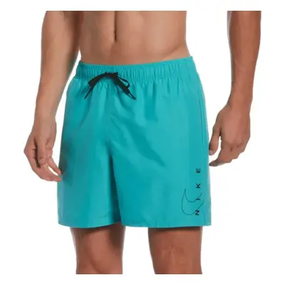 Pánské plavky NIKE SWIM Swoosh Break 5 inch-339-Washed teal