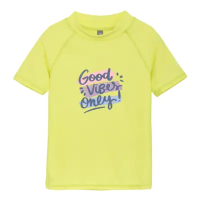 Dívčí tričko na koupání COLOR KIDS T-shirt W. Print, limelight