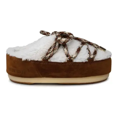 Dámské nízké zimní boty MOON BOOT NEW MULE SHEARLING, 001 whisky off white