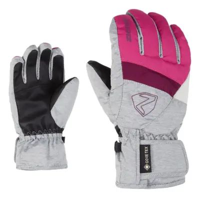 Juniorské lyžařské rukavice ZIENER LEIF GTX glove junior pop pink light melange