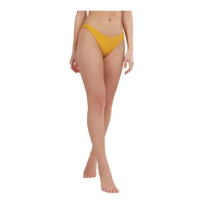 Dámské plavky spodní díl s vykrojením do V FUNDANGO Madison High Cut Bottoms-235-dirt yellow