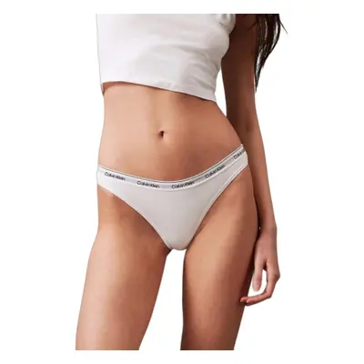 Dámské kalhotky CALVIN KLEIN THONG (LOW-RISE)-WHITE