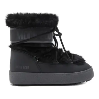 Dámské kotníkové zimní boty MOON BOOT L-Track Faux Fur black