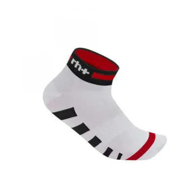 Pánské cyklistické ponožky RH+ Ergo Sock 3, white red black