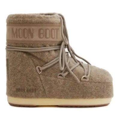 Kotníkové zimní boty MOON BOOT RESORT COL. MB ICON LOW FELT-L017 BEIGE MELANGE