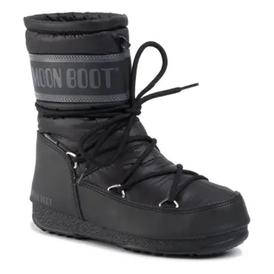 Dámské kotníkové zimní boty MOON BOOT MID NYLON, 001 black