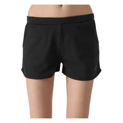 Dívčí teplákové kraťasy 4F JUNIOR SHORTS CAS-4FJWSS24TSHOF280-20S-DEEP BLACK