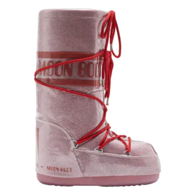 Vysoké zimní boty MOON BOOT Icon Glitter pink