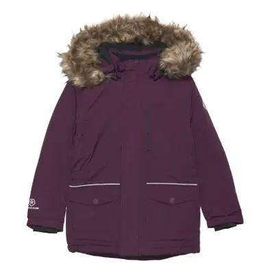 Dívčí bunda COLOR KIDS Parka w. fake fur, AF 10.000, potent purple