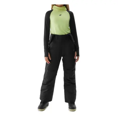 Dívčí lyžařské kalhoty 4F JUNIOR TROUSERS FNK-JAW23TFTRF353-21S-BLACK