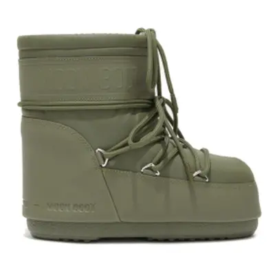 Dámské kotníkové zimní boty MOON BOOT ICON LOW RUBBER, 002 khaki