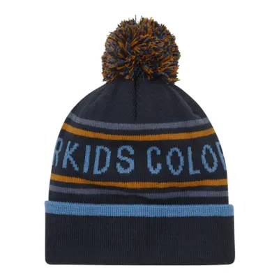 Dětská zimní čepice COLOR KIDS Hat - Logo CK-7850-Total Eclipse