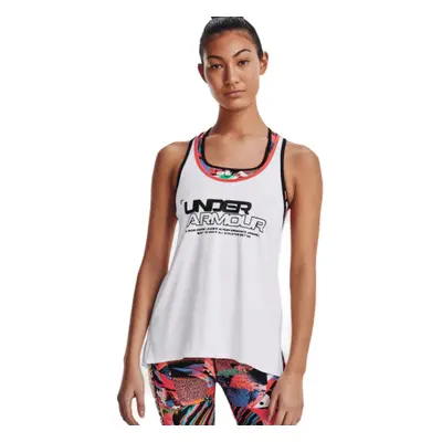 Dámské tréninkové tílko UNDER ARMOUR Knockout Tank CB Graphic-WHT