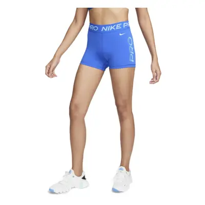 Dámské tréninkové kraťasy NIKE PRO W DF MR 3IN SHORT GRX-FN3141-405-HYPER ROYAL