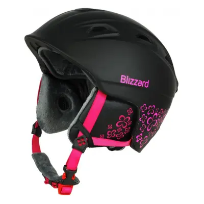 Dámská lyžařská přilba BLIZZARD W2W Demon ski helmet, black matt magenta flowers