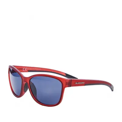 Sluneční brýle BLIZZARD Sun glasses PCSF702140, rubber trans. dark red, 65-16-135