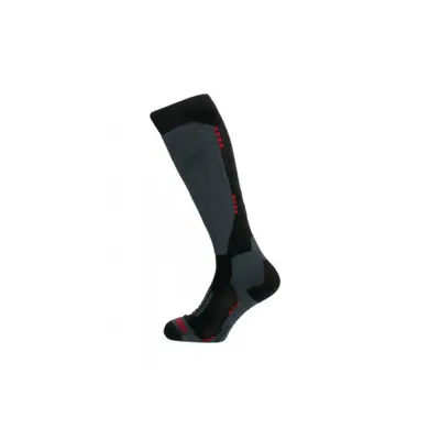 Lyžařské podkolenky (ponožky) BLIZZARD Wool Performance ski socks, black wine red