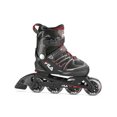 Dětské kolečkové brusle FILA SKATES X-ONE BLACK RED Black