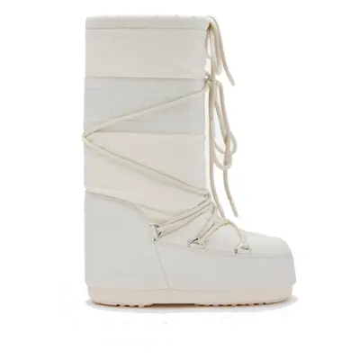 Dámské vysoké zimní boty MOON BOOT MB ICON RUBBER-L002 CREAM