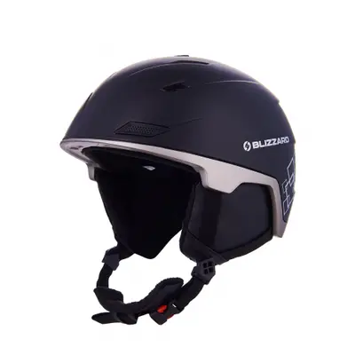 Lyžařská přilba BLIZZARD Double ski helmet, black matt gun metal silver squares