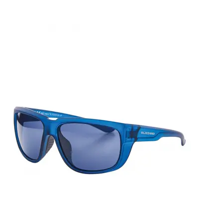 Sportovní brýle BLIZZARD Sun glasses PCS707120, rubber trans. dark blue, 65-18-140