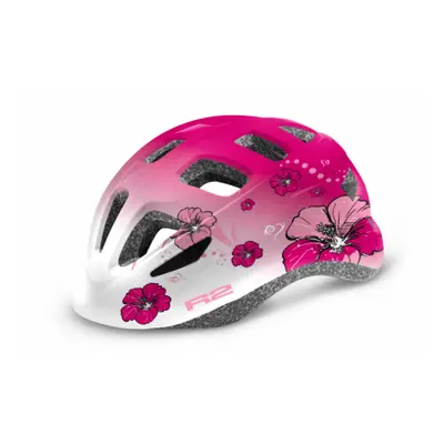 Dětská cyklistická přilba R2 BUNNY - white, pink