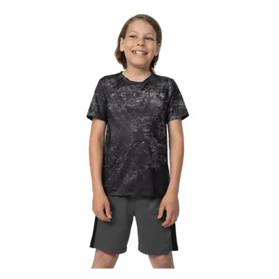 Chlapecké tréninkové tričko s krátkým rukávem 4F JUNIOR TSHIRT FNK M168-90A-MULTICOLOUR ALLOVER