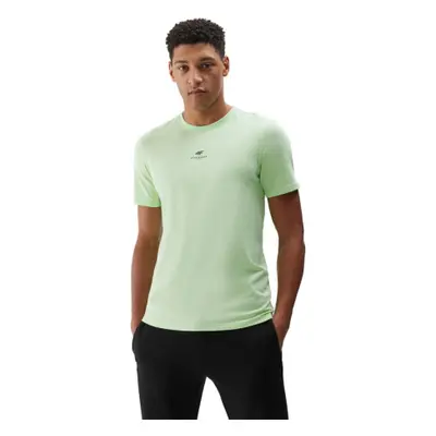 Pánské triko s krátkým rukávem 4F TSHIRT-4FWSS24TTSHM1282-42S-LIGHT GREEN