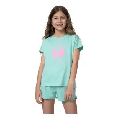 Dívčí tričko s krátkým rukávem 4F JUNIOR TSHIRT F397-47S-MINT