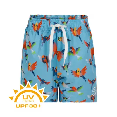 Chlapecké plavky COLOR KIDS Swim shorts short AOP UPF 30+ Blue Fish