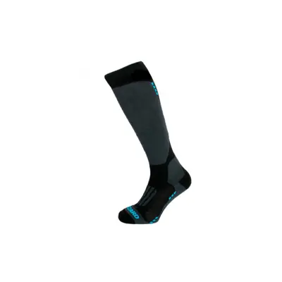 Juniorské lyžařské podkolenky (ponožky) BLIZZARD Wool Sport Junior ski socks, black blue