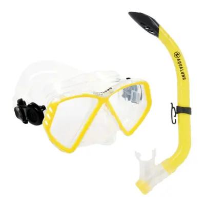 Chlapecký potápěčský šnorchlovací set AQUALUNG CUB COMBO SN TRANS YELLOW