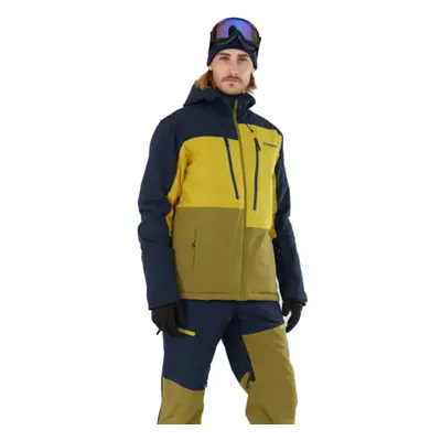 Pánská lyžařská bunda s kapucí FUNDANGO Atlas Allmountain Jacket-513-citronelle