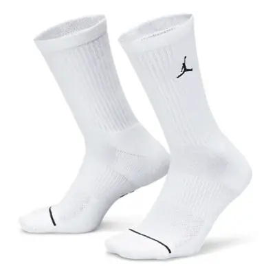 Pánské ponožky NIKE Jordan Everyday Crew Socks (3 pairs) white white white