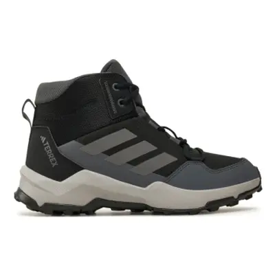 Juniorská členková turistická obuv ADIDAS Terrex AX4 core black grey four grey six