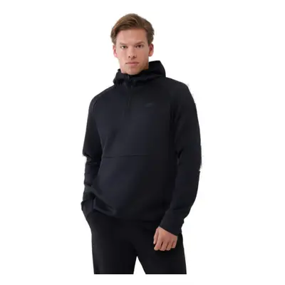 Pánská mikina s kapucí 4F SWEATSHIRT FNK M457-20S-DEEP BLACK