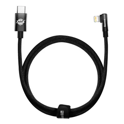 Baseus MVP Elbow kabel USB-C / Lightning 20W 1m, černý