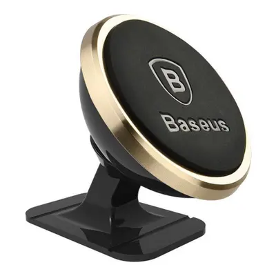 Baseus 360 magnetický držák na mobil do auta, zlatý